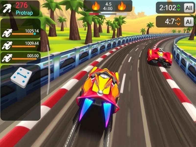 Shimmering Sprint car customization interface showing various upgrade options